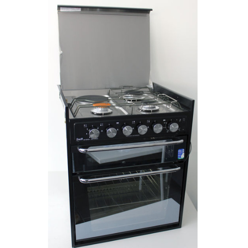 3 Gas Burner with wok & 1000w Element Fan Force Oven