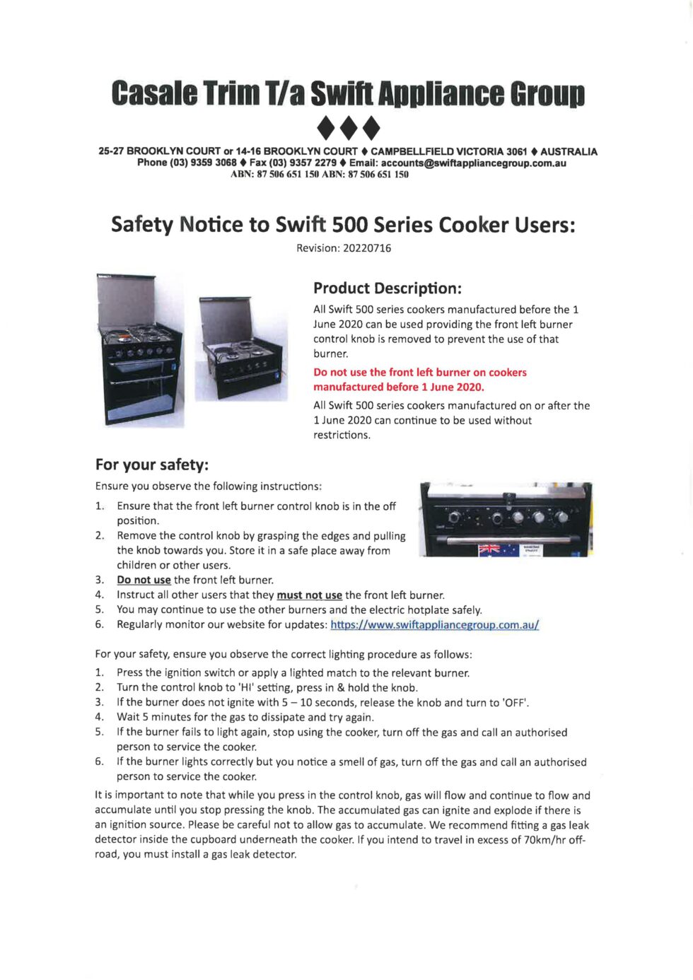 Swift Appliance Group